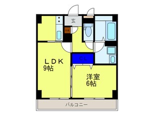 アンプルールフェール今津の物件間取画像